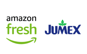 Amazon Fresh and Jumex logos