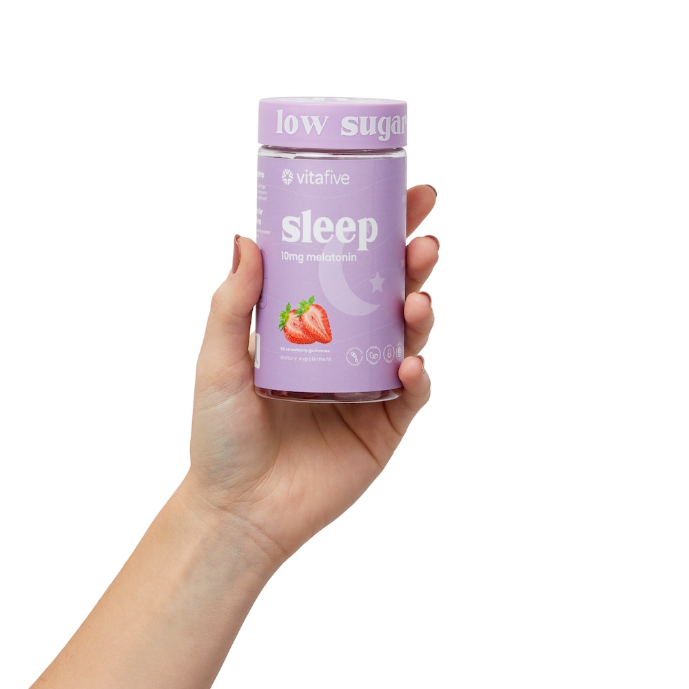 Sleep - Hand holding package
